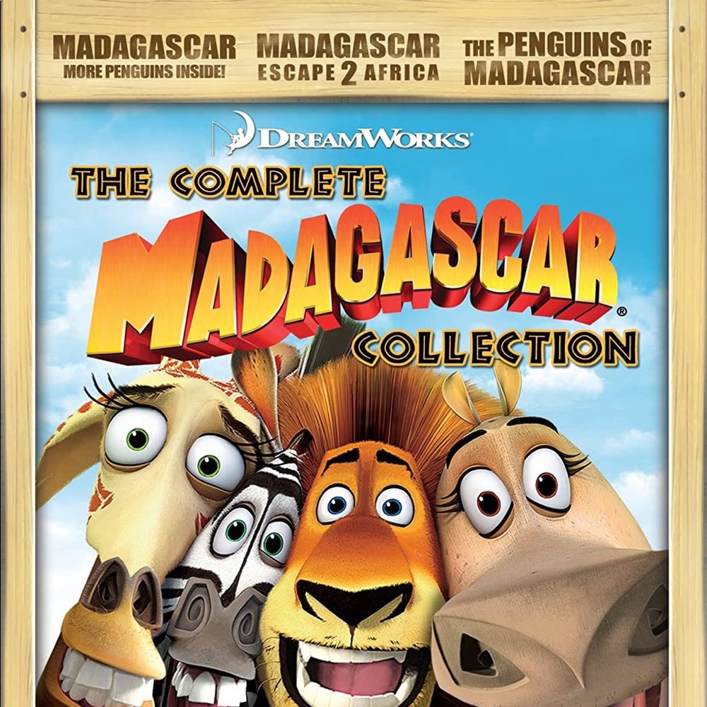 The Complete Madagascar Collection 3 DVD set